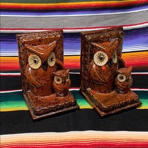 Vintage Owl Bookends